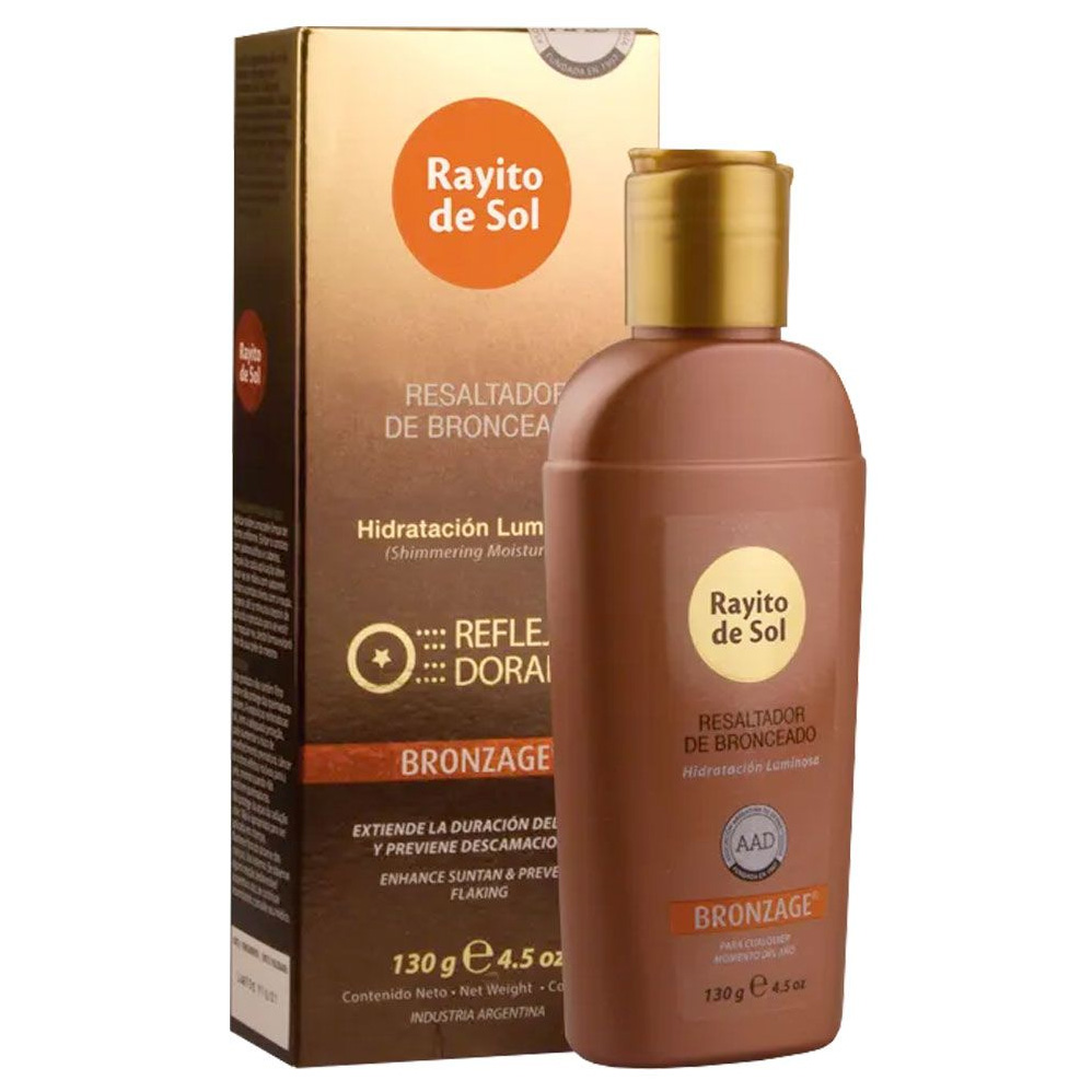 RAYITO DE SOL RESALTADOR DE BRONCEADO X 130 G.